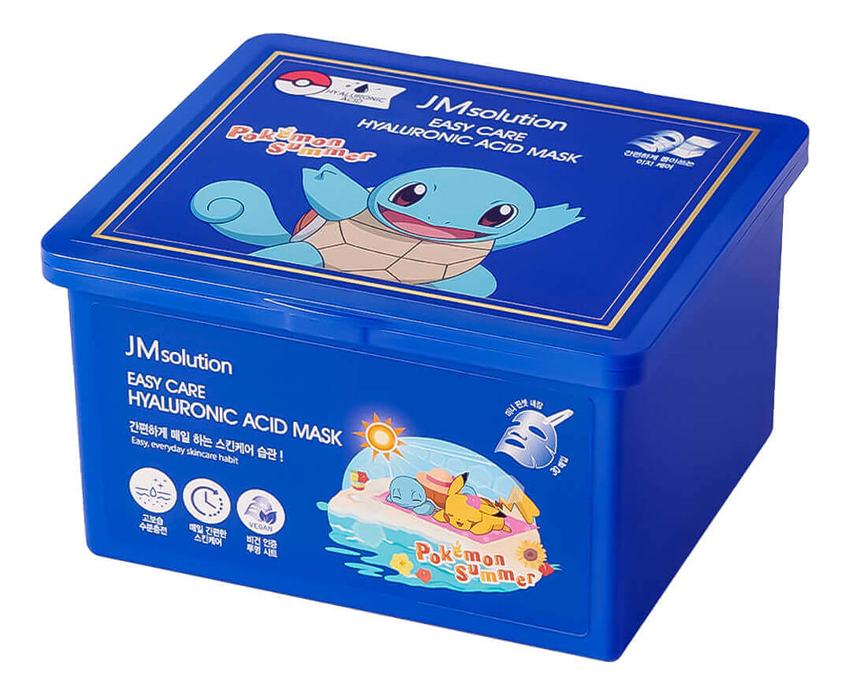 Увлажняющая тканевая маска для лица с гиалуроновой кислотой Pokemon Summer Easy Care Hyaluronic Acid Mask Маска 30шт 2250₽