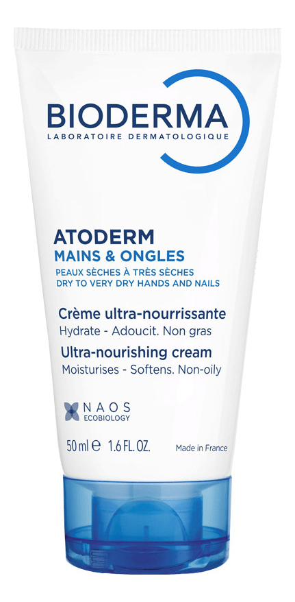 Ежедневный крем для рук и ногтей Atoderm Ultra Repair: Крем 50мл