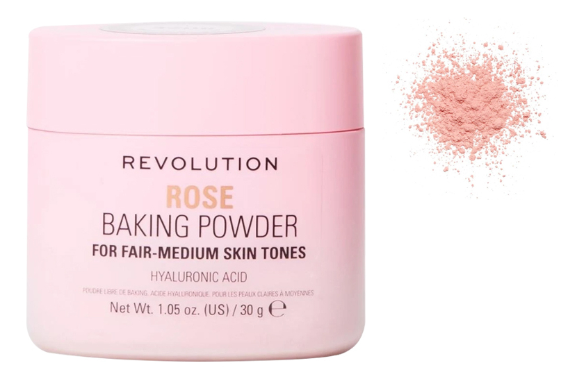 

Пудра рассыпчатая для лица Baking Powder 30г: Rose, Пудра рассыпчатая для лица Baking Powder 30г