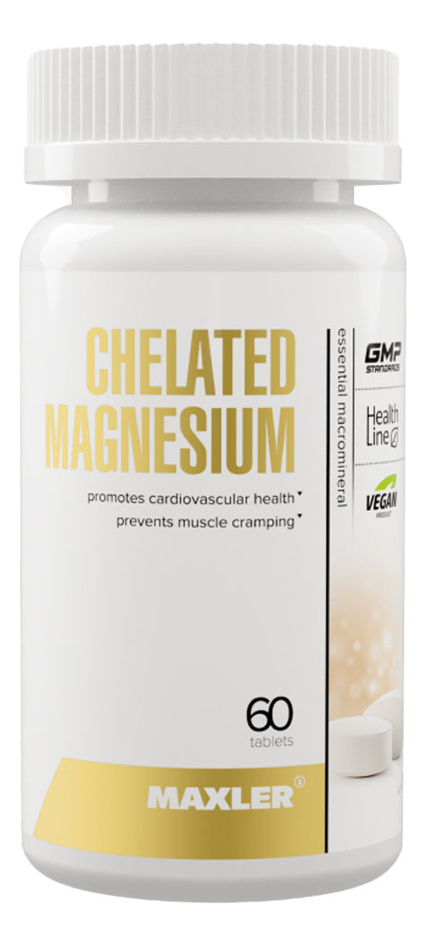 Биологически активная добавка к пище Chelated Magnesium: Биодобавка 60 таблеток