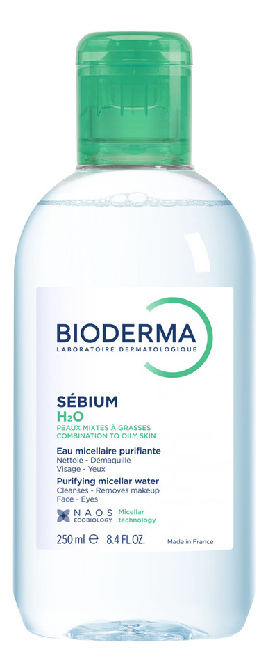 Мицеллярная вода для лица Sebium H2O Solution Micellaire: Вода 250мл