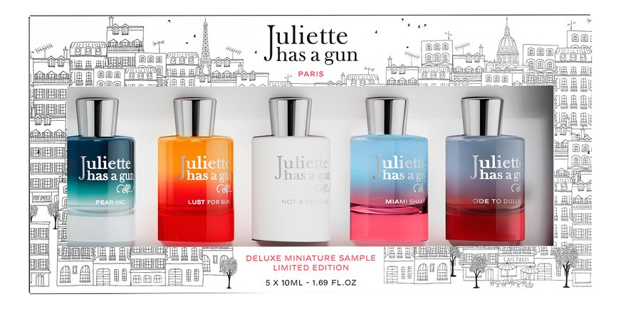 Set: парфюмерная вода 5*10мл (Pear Inc + Lust For Sun + Not A Perfume + Miami Shake + Ode To Dullness)