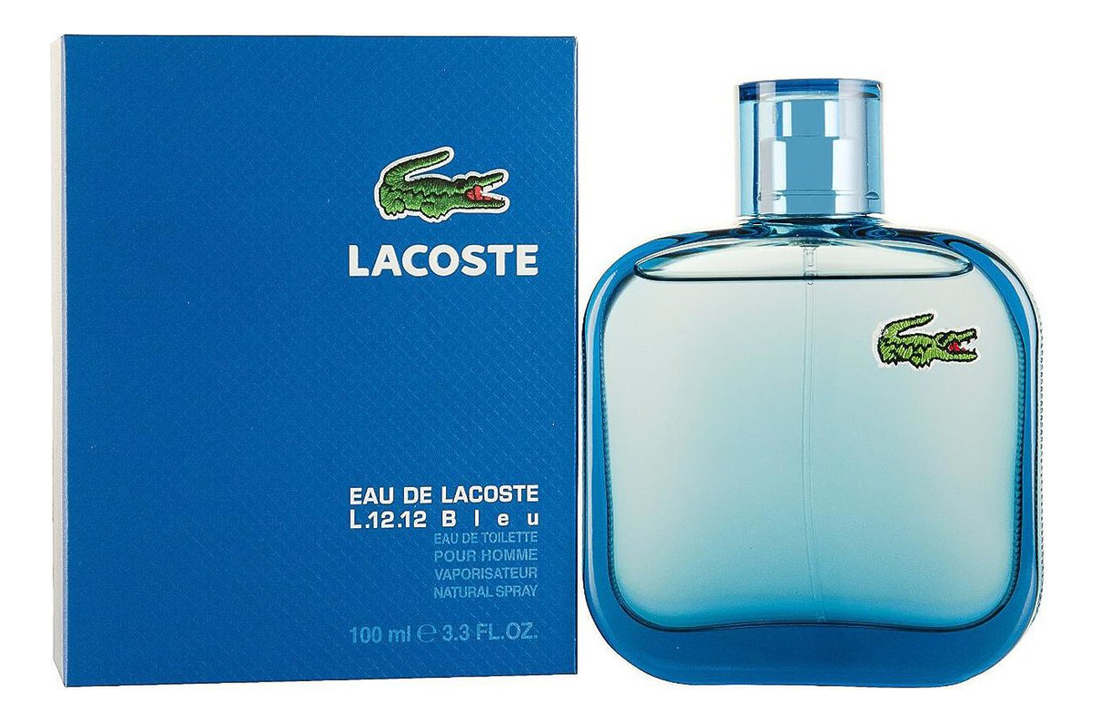 Lacost. L.12.12. Blue Lacoste. Лакост мужской bleu 100 ml. Лакост л12 синий 100мл. Лакост Eau de Lacoste l 12.