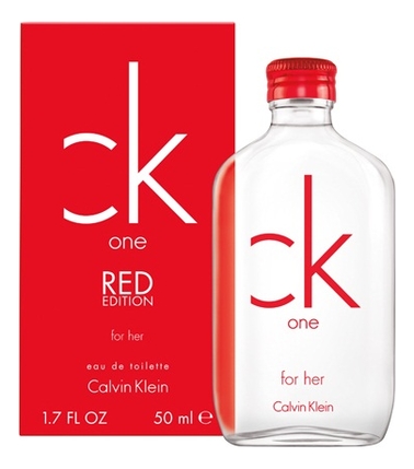 CK One Red Edition for her: туалетная вода 50мл
