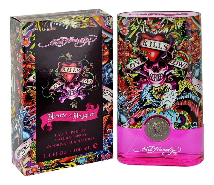 Ed Hardy Hearts & Daggers for Her: парфюмерная вода 100мл