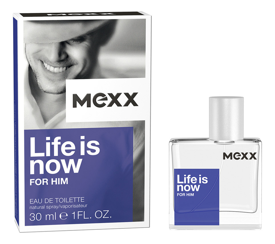 туалетная вода mexx life is now for him Life is Now for Him: туалетная вода 30мл