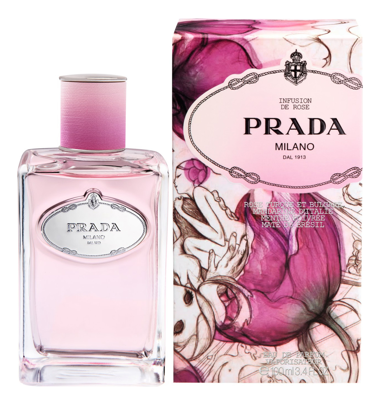 Купить Infusion de Rose: парфюмерная вода 100мл, Prada