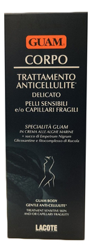 Крем антицеллюлитный для кожи с хрупкими капиллярами Corpo Delicato Anticellulite Trattamento 200мл