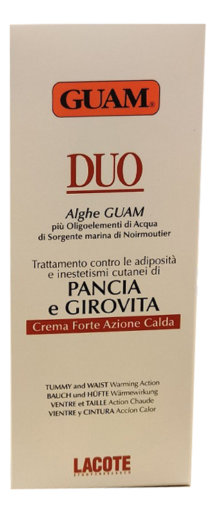 

Крем для живота и талии с разогревающим эффектом Duo Pancia e Girovita 150мл