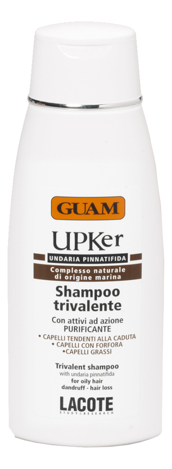 Шампунь тройного действия UPKer Shampoo Trivalente 200мл guam шампунь upker тройного действия 200 мл