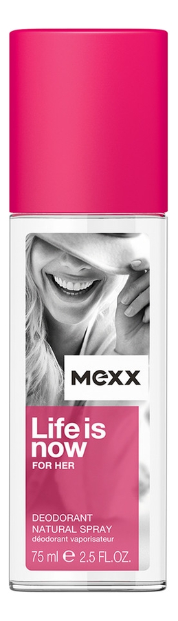 

Mexx Life is Now for Her: дезодорант 75мл, Mexx Life is Now For Her