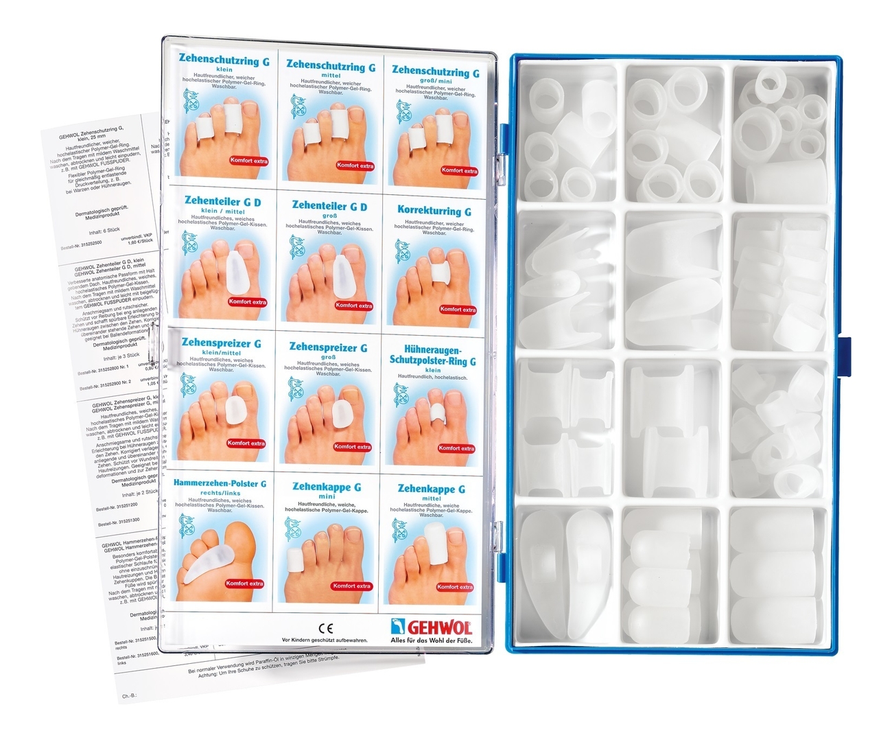 

Пластырь-бокс Polymer-Gel Sortimentsbox Textilfrei (12 видов)
