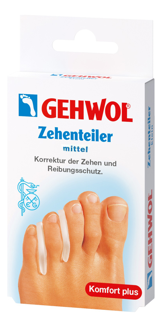 Купить Вкладыш-корректор для пальцев Zehenteiler 15шт: Средний размер, Gehwol