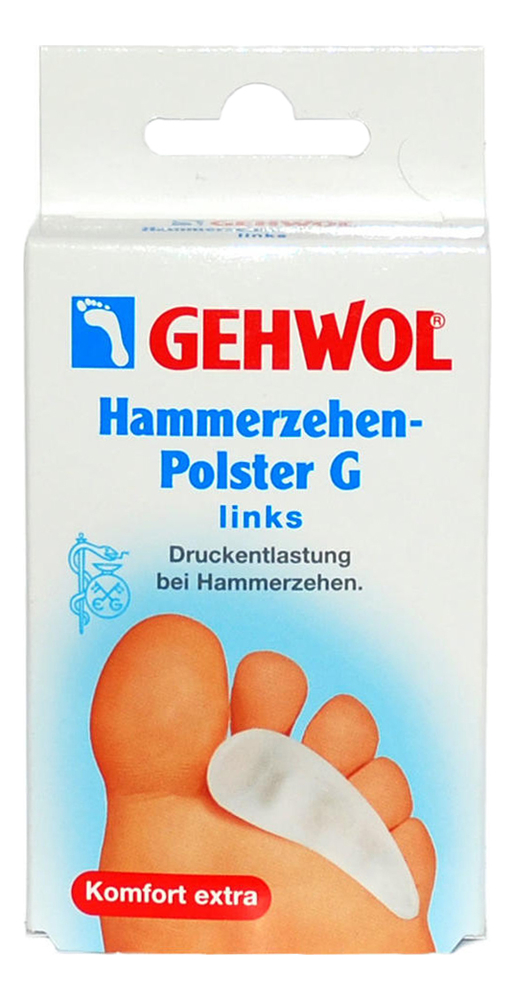 Вкладыш-подушка под пальцы Hammerzehen-Polster G 2шт: Левая от Randewoo