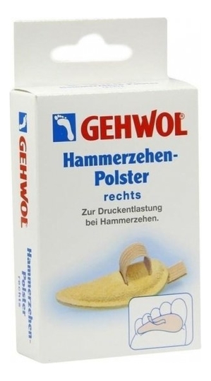 

Гель-вкладыш под пальцы Hammerzehen Polster 2шт