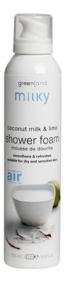 

Мусс для душа Milky Shower Foam 200мл (молочко кокоса-лайм)