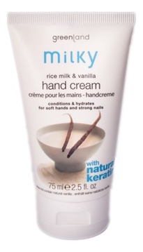 Крем для рук Milky Hand Cream 75мл (рисовое молочко-ваниль)