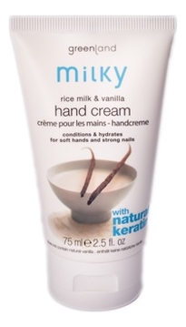 

Крем для рук Milky Hand Cream 75мл (рисовое молочко-ваниль)