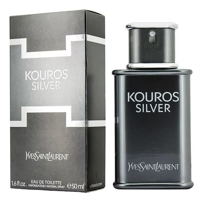 

Kouros Silver: туалетная вода 50мл, Kouros Silver