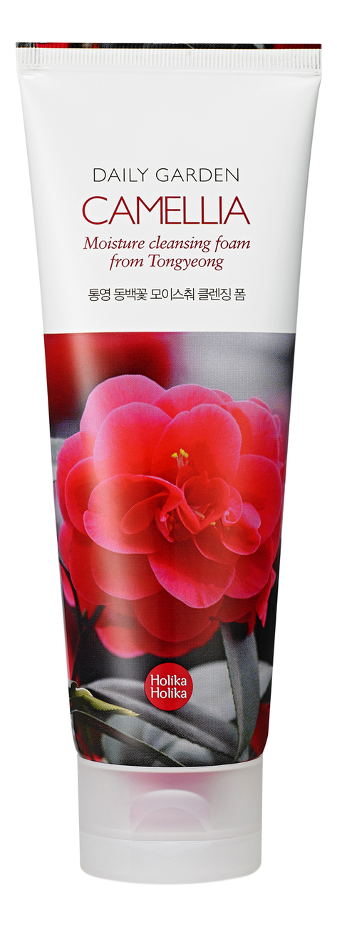 Очищающая пенка для лица Daily Garden Tongyeong Camelia Moisture Cleansing Foam 120мл (камелия)