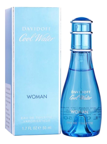 Cool Water Woman: туалетная вода 50мл davidoff cool water wave 100