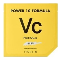 

Тканевая маска для лица с витамином С осветляющая Power 10 Formula VC Mask Sheet 25мл