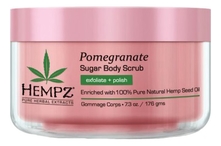 Hempz Скраб для тела Pomegranate Sugar Body Scrub 176г (сахар и гранат)