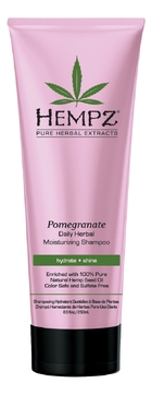 Увлажняющий и разглаживающий шампунь Daily Herbal Moisturizing Pomegranate Shampoo 265мл (гранат)