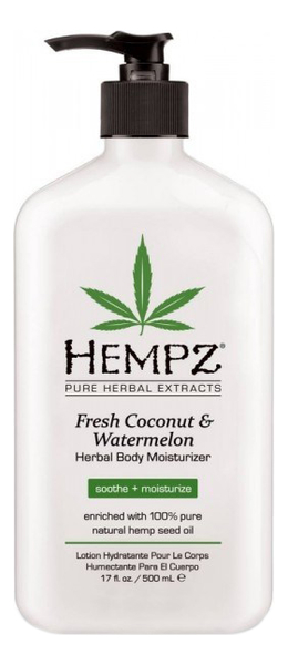 Увлажняющее молочко для тела Fresh Coconut & Watermelon Herbal Body Moisturizer 500мл (кокос и арбуз) увлажняющее молочко для тела original herbal body moisturizer оригинальное молочко 500мл