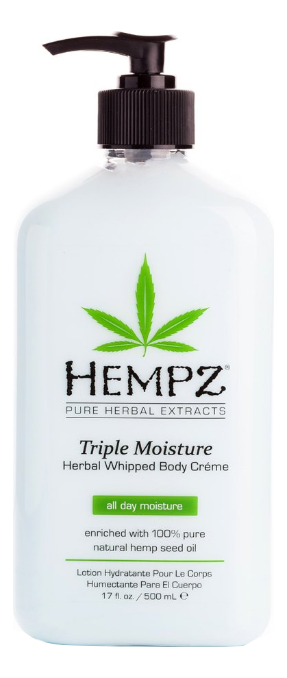 Молочко для тела тройное увлажнение Herbal Body Triple Moisture: Молочко 500мл hempz молочко увлажняющее для тела тройное увлажнение triple moisture herbal whipped body creme 500 мл