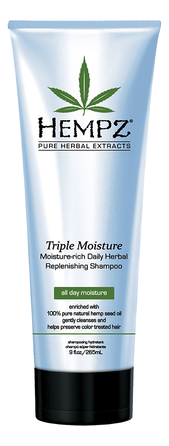

Шампунь тройное увлажнение Triple Moisture Replenishing Shampoo 265мл: Шампунь 265мл, Шампунь для волос Тройное увлажнение Triple Moisture Replenishing Shampoo