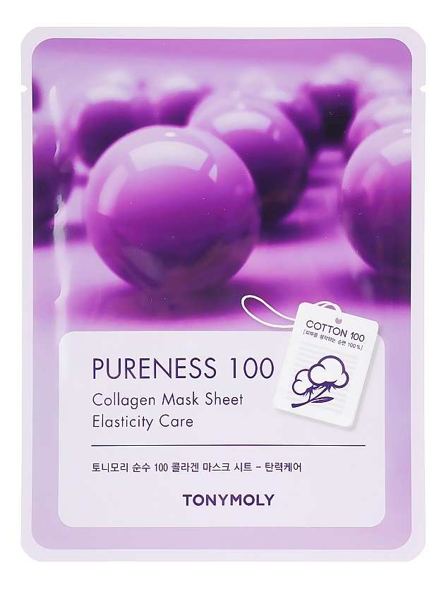 Тканевая маска для лица с экстрактом коллагена Pureness 100 Collagen Mask Sheet 21мл