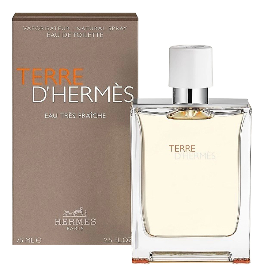 

Terre D'Hermes Eau Tres Fraiche: туалетная вода 75мл, Terre D'Hermes Eau Tres Fraiche