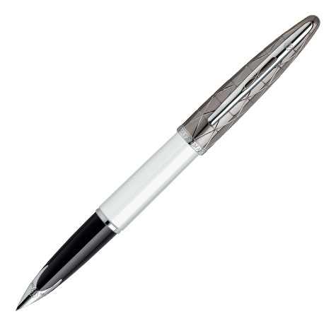 

Перьевая ручка Carene Contemporary White ST S0944640 (серебристо-белая)
