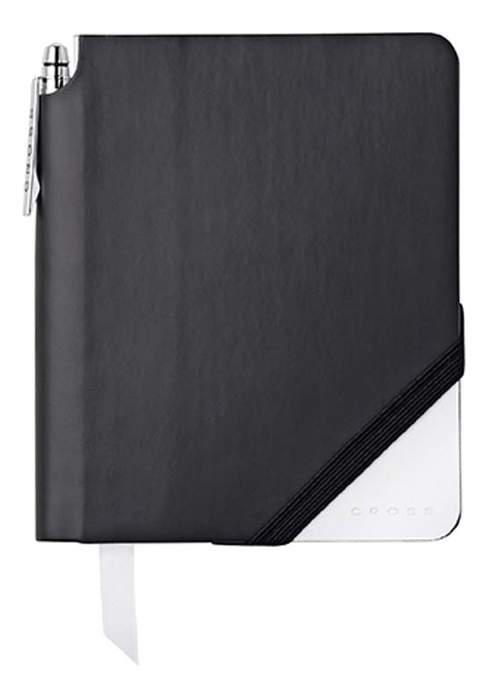 

Записная книжка Jot Zone A6 (160 страниц в линейку + ручка) черно-белая