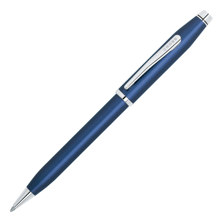 

Шариковая ручка Century II (синяя с серебристыми вставками)