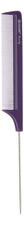 Dewal Расческа Beauty с металлическим хвостиком 22см (фиолетовая)