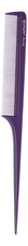 Dewal Расческа Beauty с пластиковым хвостиком 20,5см (фиолетовая)