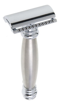 Станок Т-образный Merkur (безопасная бритва с закрытым гребнем) хром, матовая ручка