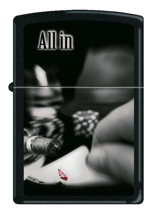 

Зажигалка бензиновая All In Black Matte