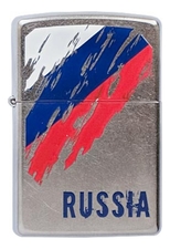 Zippo Зажигалка бензиновая Russia Flag 207
