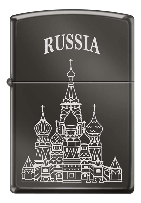 

Зажигалка бензиновая Собор Василия Блаженного (черная, глянцевая)