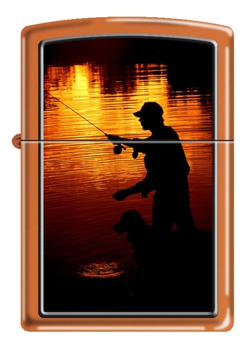 Orange fishing. Zippo рыбалка.