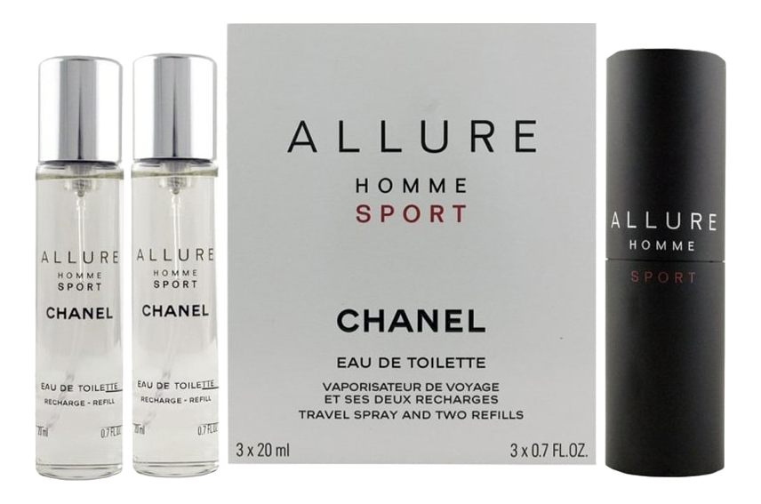 

Allure Homme Sport: туалетная вода 3*20мл, Allure Homme Sport