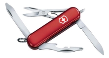 Victorinox Нож-брелок Midnight Manager 58мм 10 функций (красный)