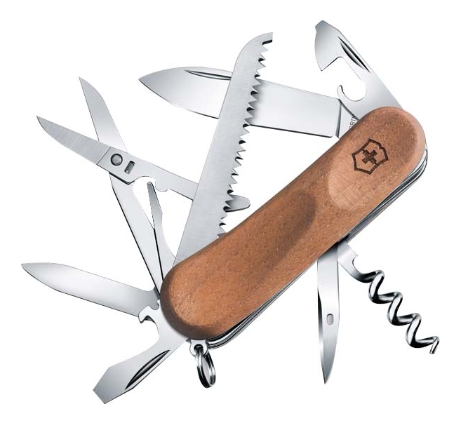 

Нож перочинный Evowood 17 85мм 13 функций (ореховое дерево)
