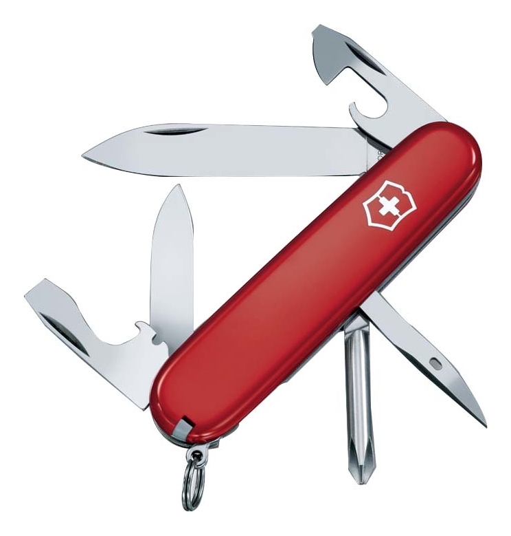 Нож перочинный Tinker 91мм 12 функций (красный)
