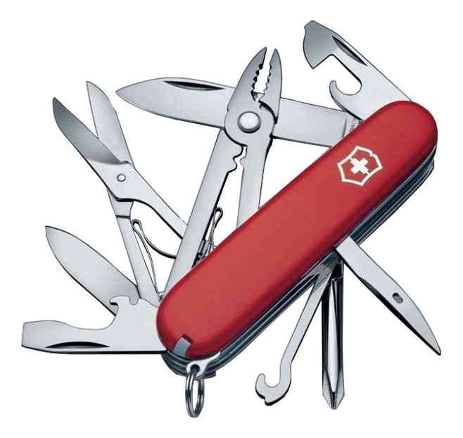 Нож перочинный Tinker Deluxe 91мм 17 функций (красный)