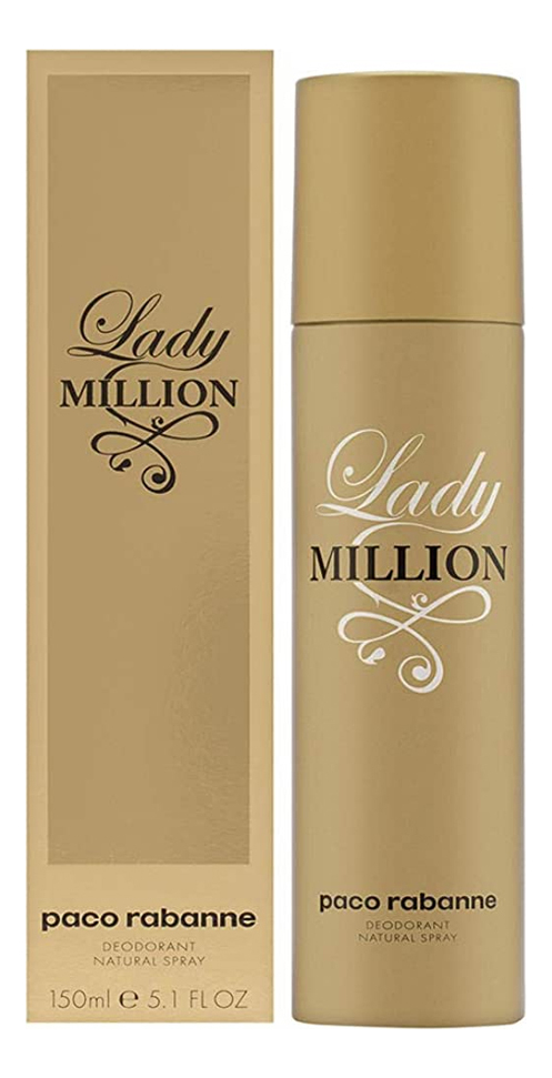 

Paco Rabanne Lady Million: дезодорант 150мл, Paco Rabanne Lady Million