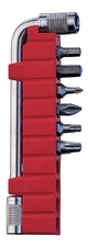 Victorinox Монтажный ключ с набором из 6 насадок для мультитулов 3.0303 (шестигранник 3 и 4 + крестовая отвертка 0 и 3 + насадка Torx 10 и 5)